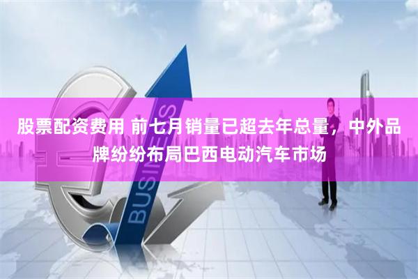 股票配资费用 前七月销量已超去年总量，中外品牌纷纷布局巴西电动汽车市场